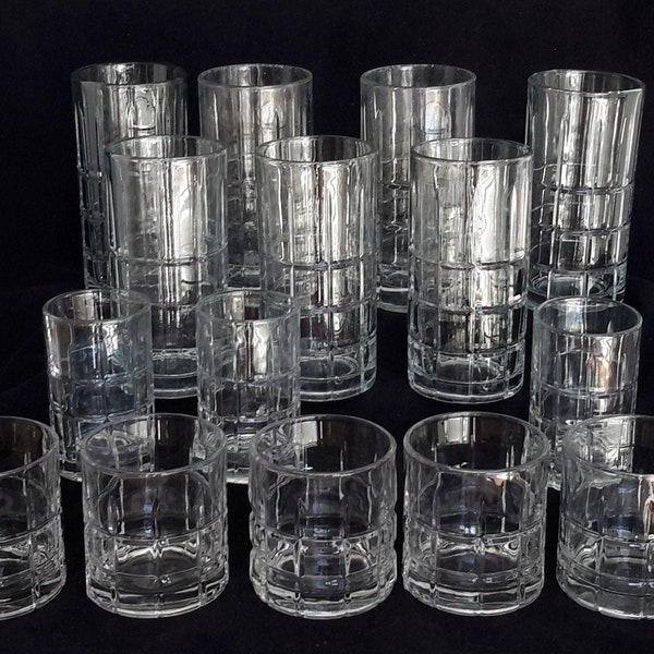 Anchor Hocking TARTAN Manchester Clear Glassware~ Choice Of Rocks/Juice/Iced Tea/Tumblers Classic Heavy Glass Drinkware From Dropdown Menu