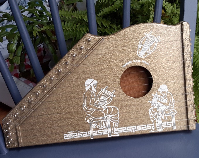 15 String Lap Harp Harbert Italiano S.a.s. Junior Zither De Luxe La