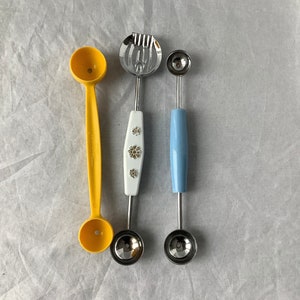 Vintage Melon Ballers Choice of Styles Food Garnish Tool