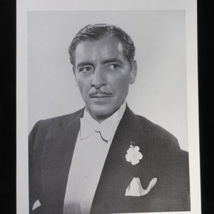 ロナルド・コールマン 宣伝写真「モンテカルロの銀行を破った男」 1935 年 20 世紀フォックスの宣伝写真