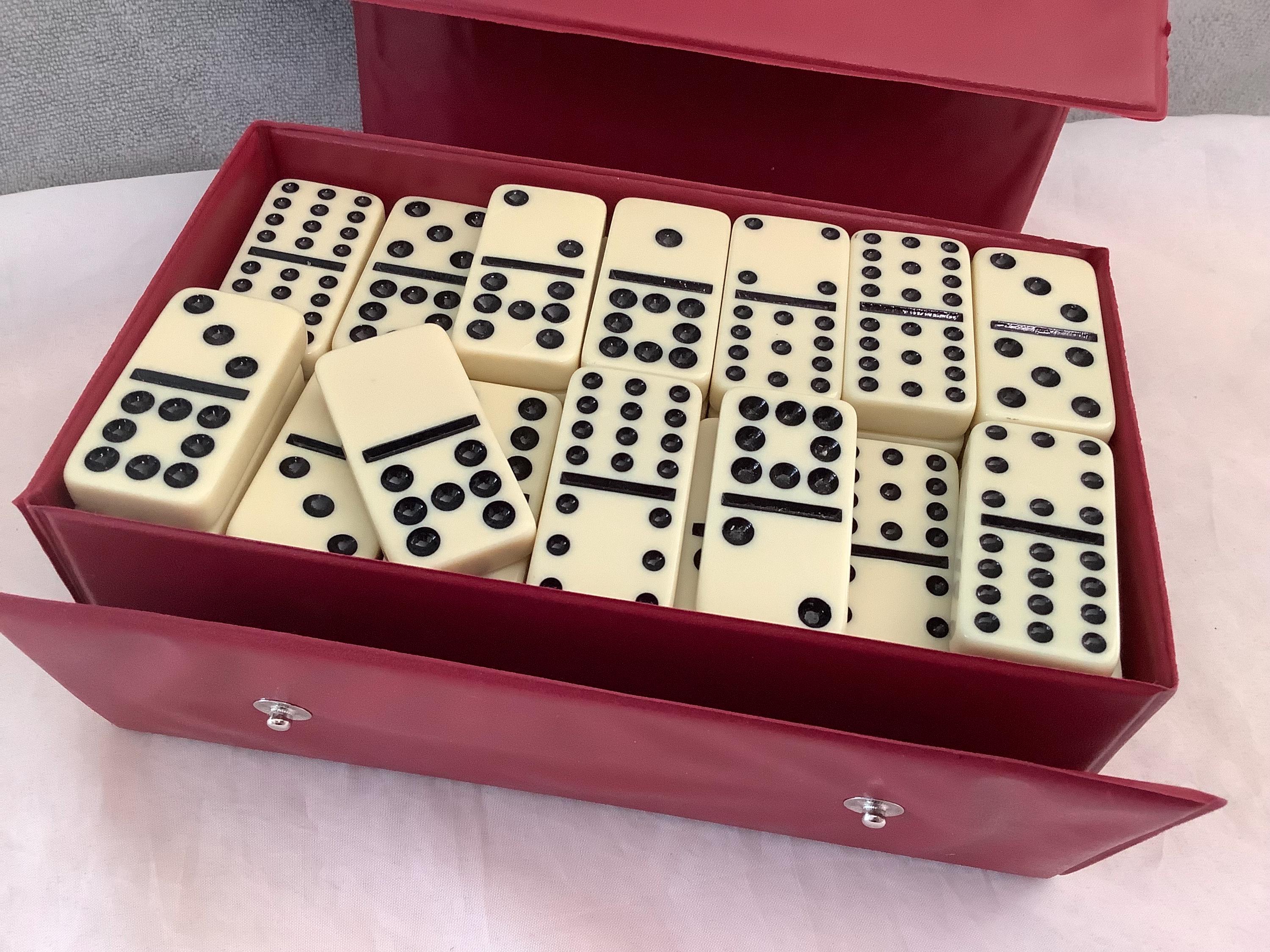 Box of 91 Premier Edition Cardinal Double Twelve Dominoes~ Ninety