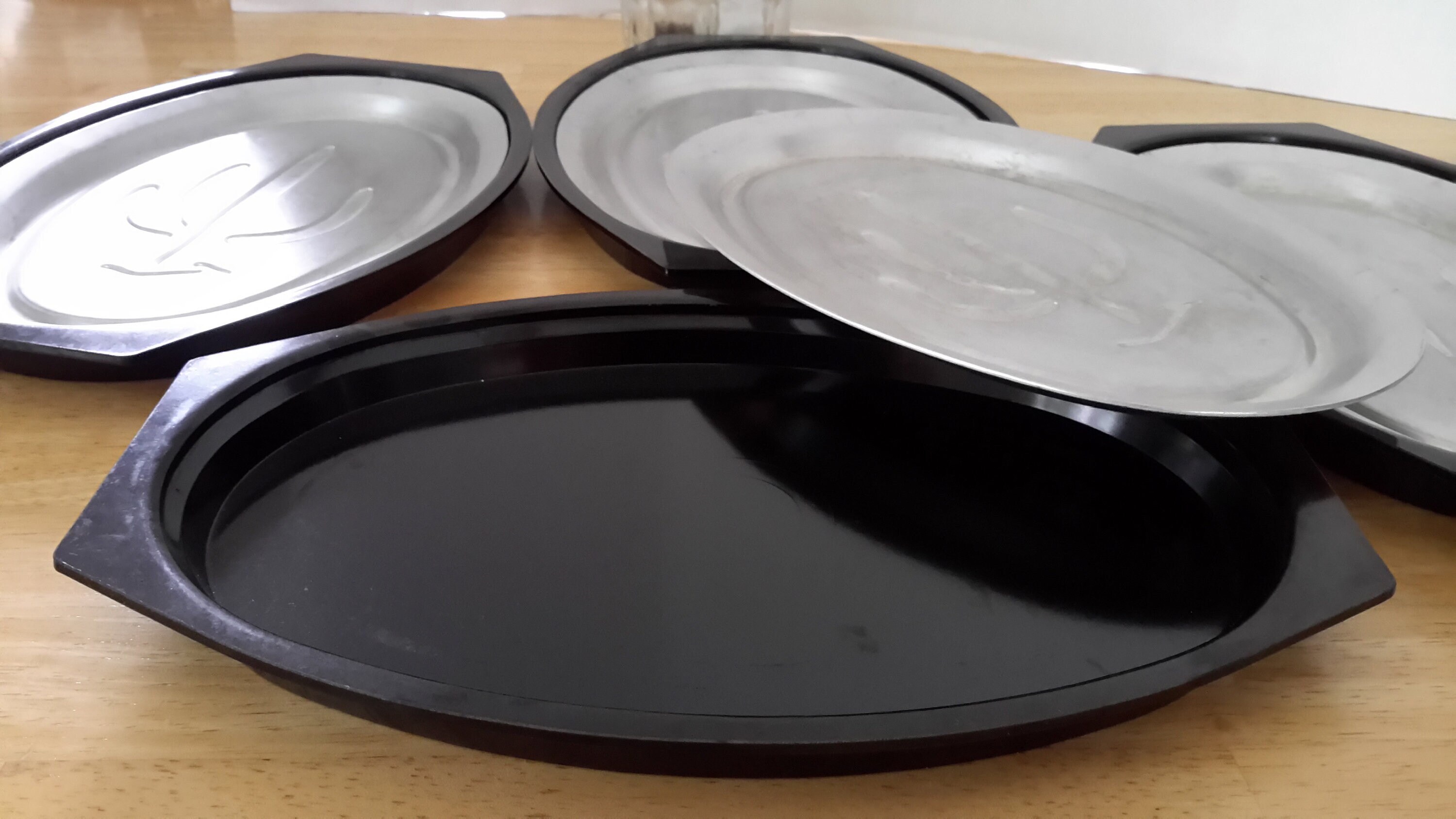 Vintage NORDIC WARE Steak Serving Plates Set of Four American Etsy