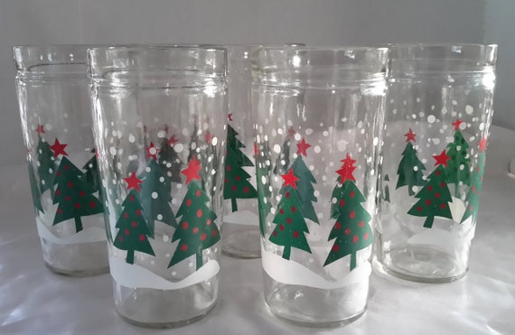 Complete Set Tupperware Holiday Christmas Tumblers LOT of 6 Lid with Seal