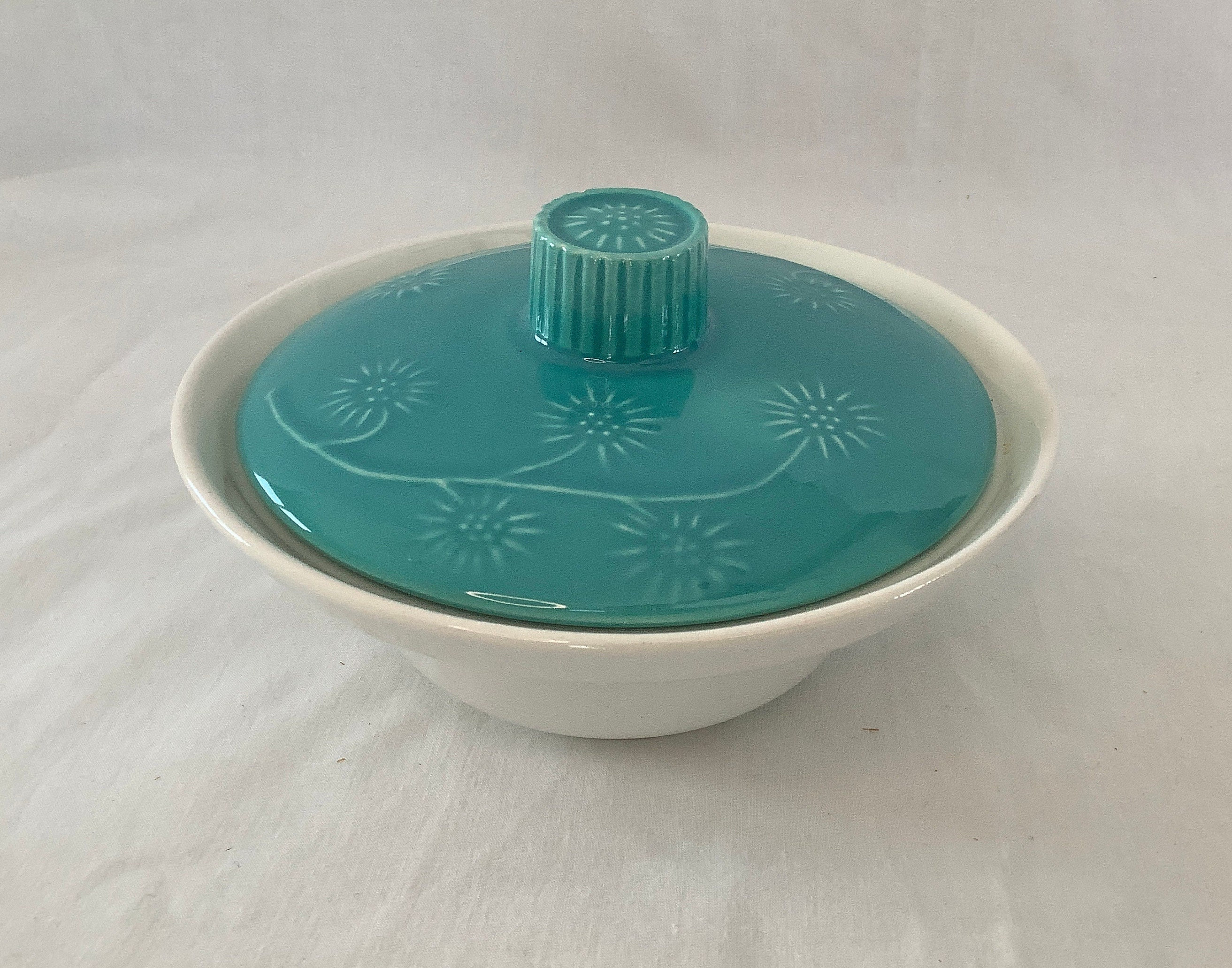 California pottery turquoise serving dish - Etsy 日本