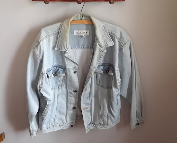 Vintage BUGLE BOY Men's Jean Jacket Size Medium F… - image 1