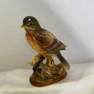 Bird On A Branch Perch Vintage Napcoware Import Bird Figurine C-6561 Pretty Little Ceramic Nature Figurine Bird Enthusiast Or Twitcher