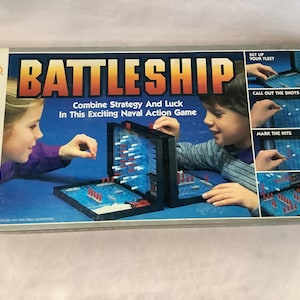 1984 Milton Bradley BATTLESHIP Game~ Combine Strategy And Luck In This Exciting Naval Action Game~ Sink Your Opponent&#39;s Fleet