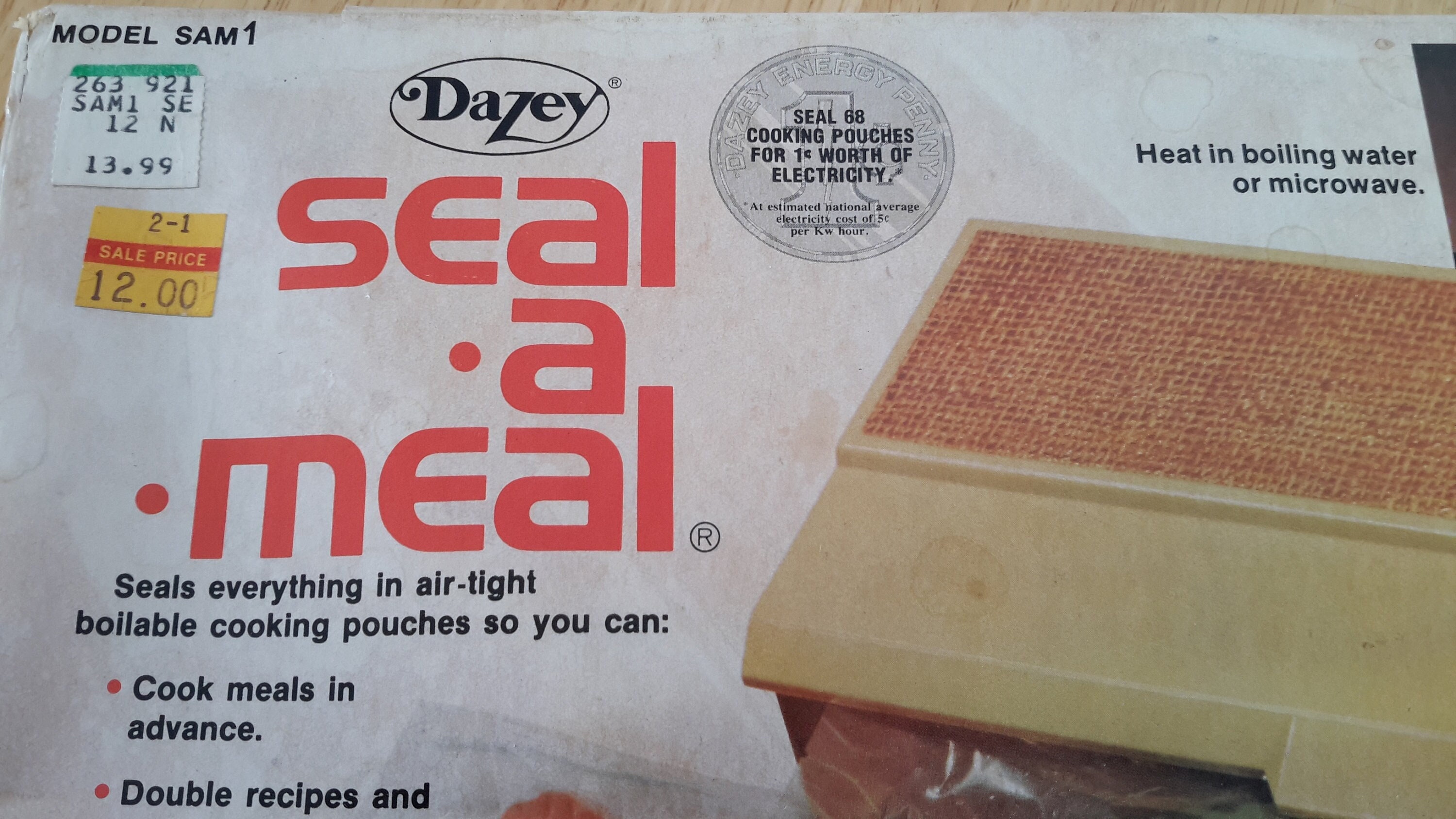 Dazey Sealameal Vintage Sealer Preserve Food Vacuum Seal Dry Etsy