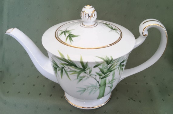 Noritake GREEN BAMBOO #1538G (1947-49) Tea Service * Luncheon