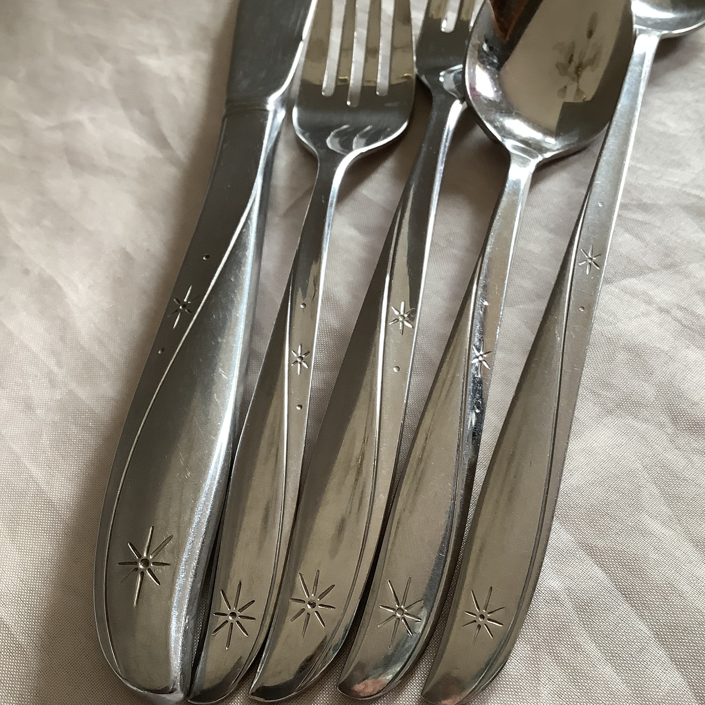 Stainless Steel Cutlery Cutlery Star Diamond Simple Western - Temu