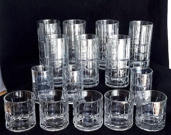 Anchor Hocking TARTAN Manchester Clear Or Colored Drinkware ~ Use Dropdown Menu For Current Inventory
