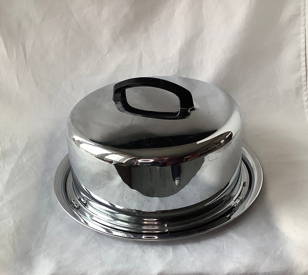 The EVEREDY CO. Cake Safe Vintage Stainless Steel Cake Carrier Etsy