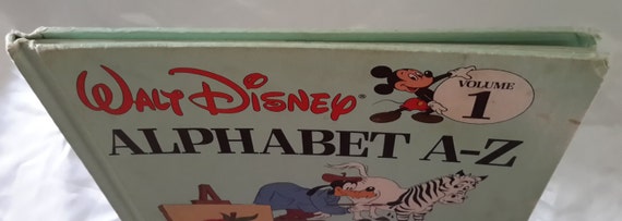 Walt Disney Alphabet A -Z Bantam Books Walt Disney Fun - to