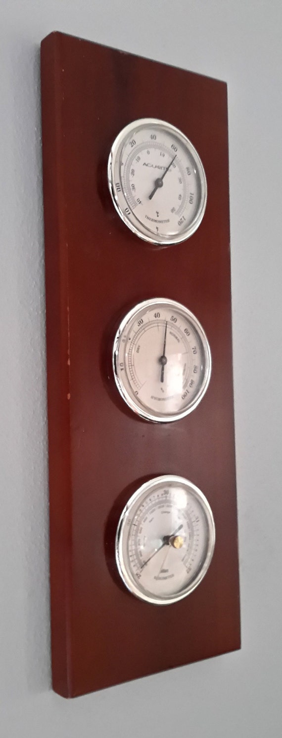 A Large Wall-mounted Mercury Temperature Gauge Stock Image - Image of heat,  meteorology: 59464323