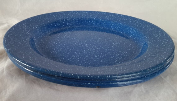 Blue Enamel Plates (Metal) - business/commercial - by owner - sale -  craigslist