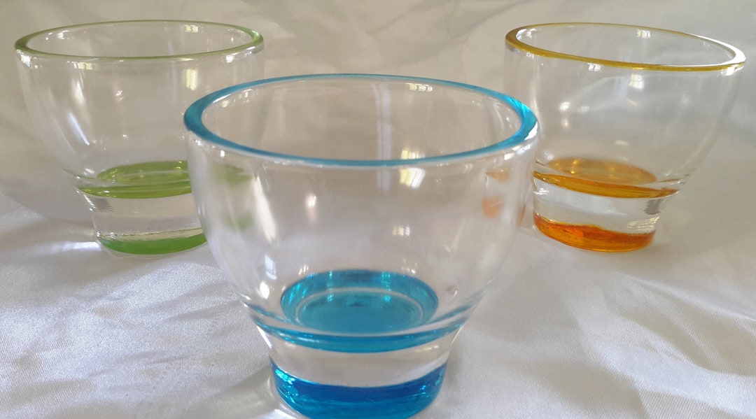 CHEERS Vintage Cocktail Set Lowball/ Gimlet Glasses Infused Bright