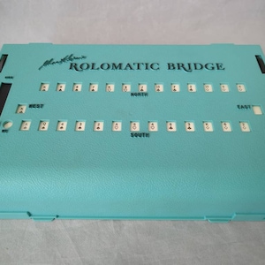 Machine de pont Rolomatic de Chas Goren Set 1 Pour débutants 1969 Milton Bradley Co Profitez d’apprendre les principes fondamentaux du bridge par vous-même