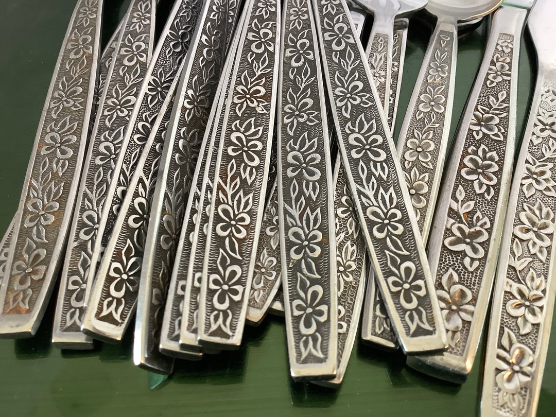 LA SPANA by Stanley Roberts for Rogers Co.~ Solid Vintage Stainless ...