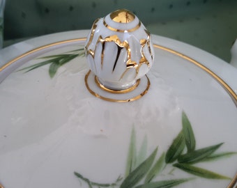 Noritake GREEN BAMBOO #1538G (1947-49) Tea Service