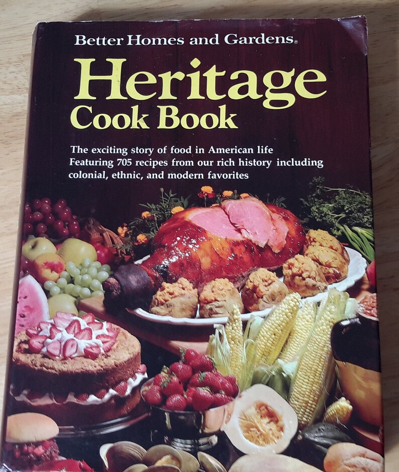 HERITAGE Cookbook Better Homes and Gardens 1975 Cook Book Etsy