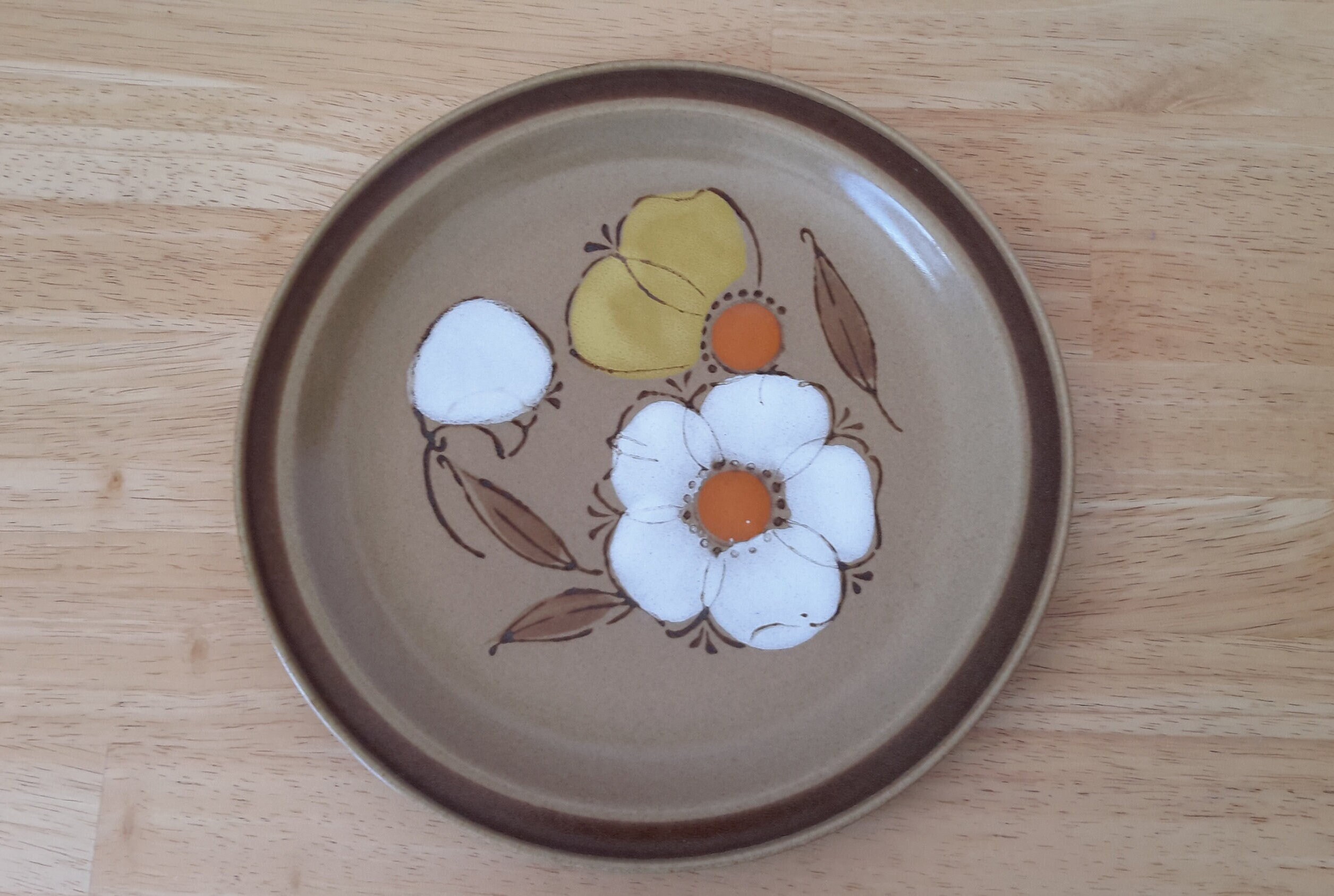 お皿　ハースサイドストーンウェア　10枚 ウォーターカラーズ ハースサイド ハンドデコレーション