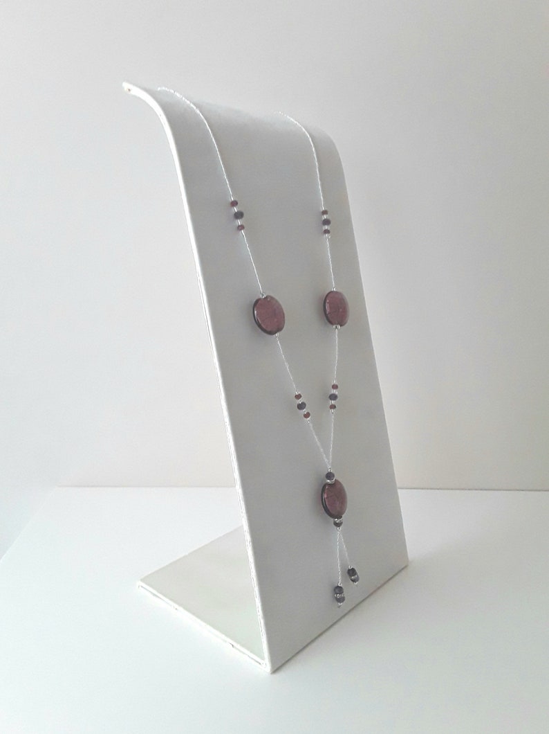 Beaded Necklace Venetian lampwork beads Murano Glass Necklace Handmade jewerly