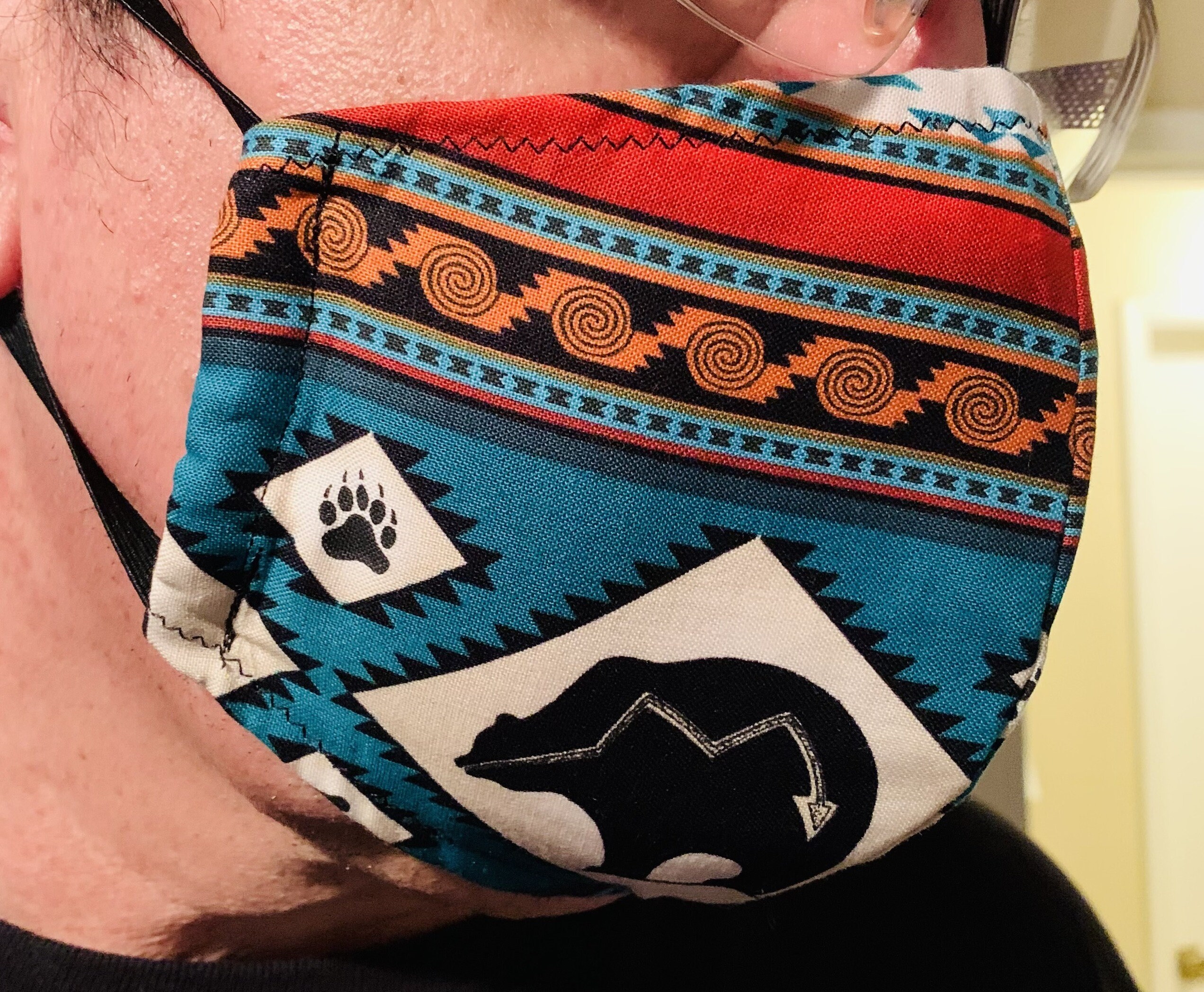 Native Mask Protective Face Mask Washable Cotton Adjustable Etsy