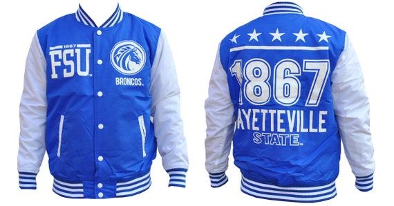 Fayetteville State Broncos Blue Lightweight Jacket With | Etsy