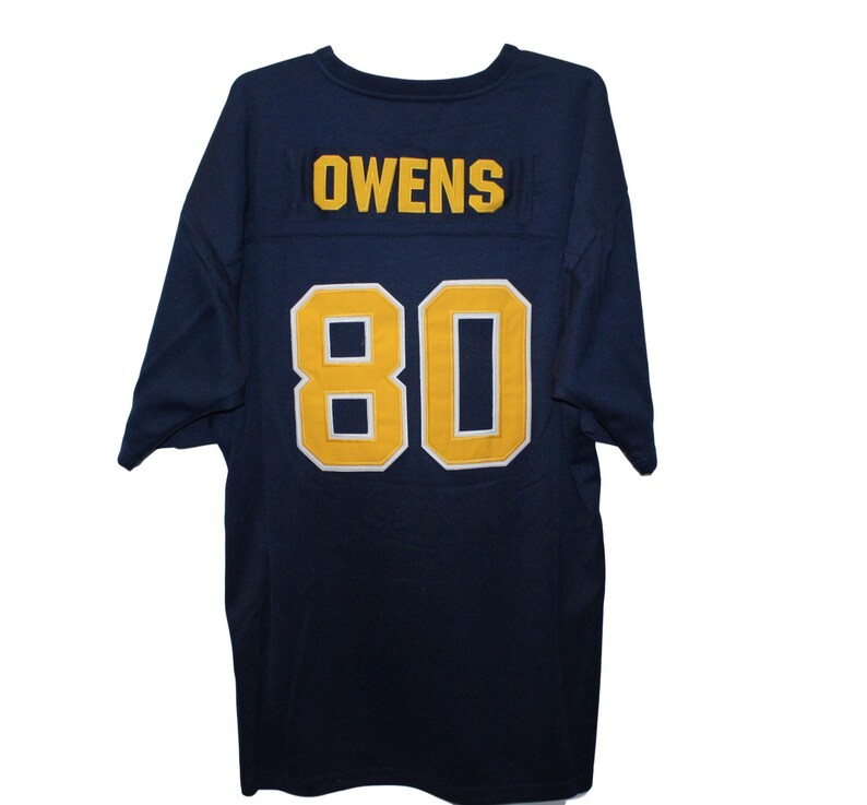 Tennessee Chatanooga Mocs Terrell Owens #80 Navy Blue Throwback