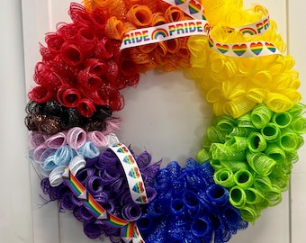 All inclusive pride wreath
