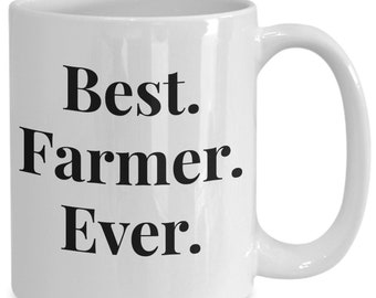 Best farmer ever gift mug