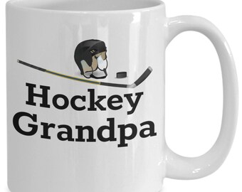 Hockey grandpa mug