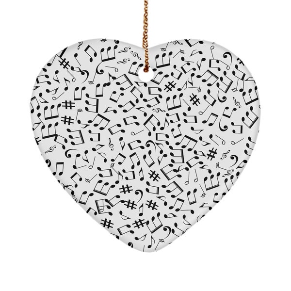 Musical Note Ornament Etsy