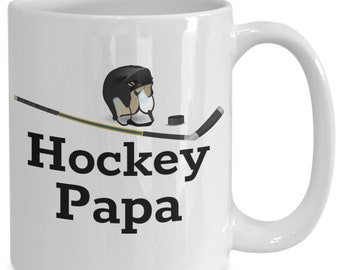 Hockey papa mug