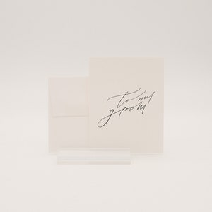 Cartes de vœux de mariage, À ma carte de marié, À ma carte de mariée, Carte de mariage minimale, Cadeau pour le couple, Cadeau de fiançailles, Souvenir de vœux de mariage image 8