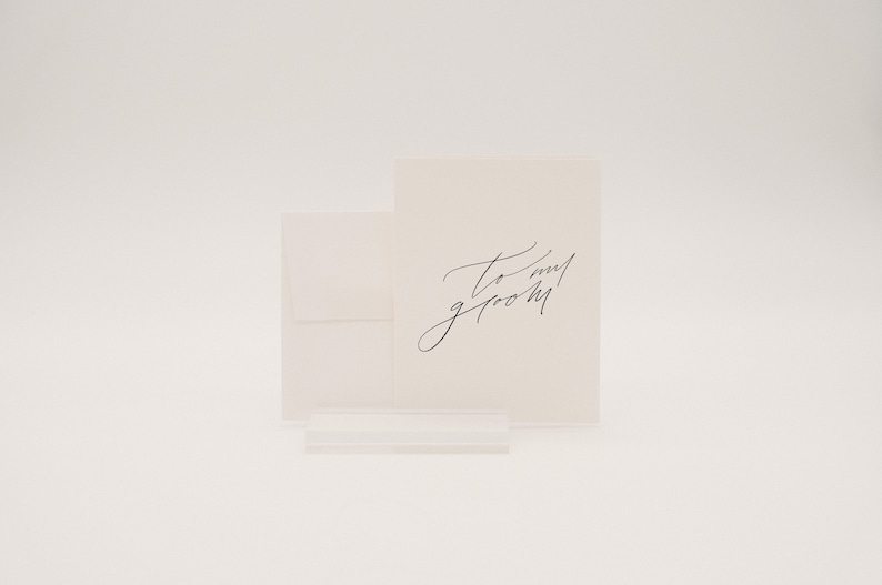 Cartes de vœux de mariage, À ma carte de marié, À ma carte de mariée, Carte de mariage minimale, Cadeau pour le couple, Cadeau de fiançailles, Souvenir de vœux de mariage image 8