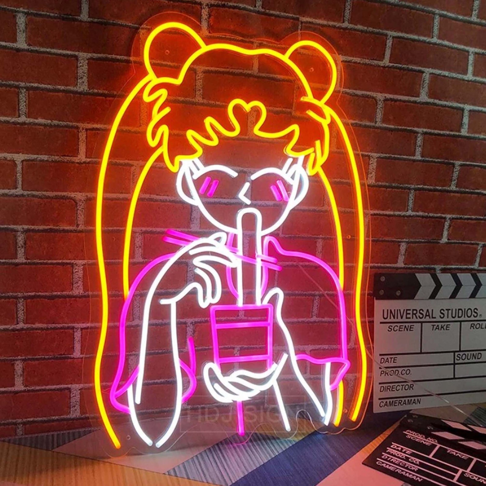 Sailor Moon Neon Sign Sailor Moon Custom Neon Sign Decor | Etsy