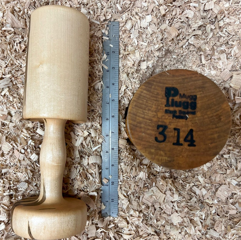 3-1/4 Standard Mugg Plugg Pottery Shaping Tool image 2