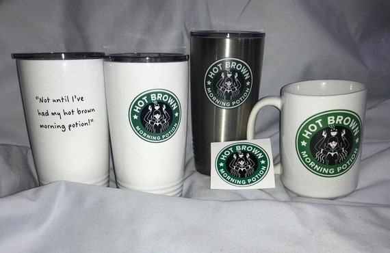 Hot Brown Morning Potion : 20 Oz Stainless, 20oz White Tumbler, 15 OZ  Ceramic Coffee Mug - Etsy UK
