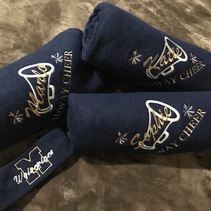 Blanket-Fleece-See the Galerie: Personalized for Sports teams, Cheer ,Gamers, Monograms etc..