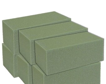 EXCEART 8pcs Craft Foam Blocks White Rectangle Styrofoam Bricks Polystyrene Foam Cube DIY Craft Gifts for Flower Arranging Wedding Party Favors Decoration