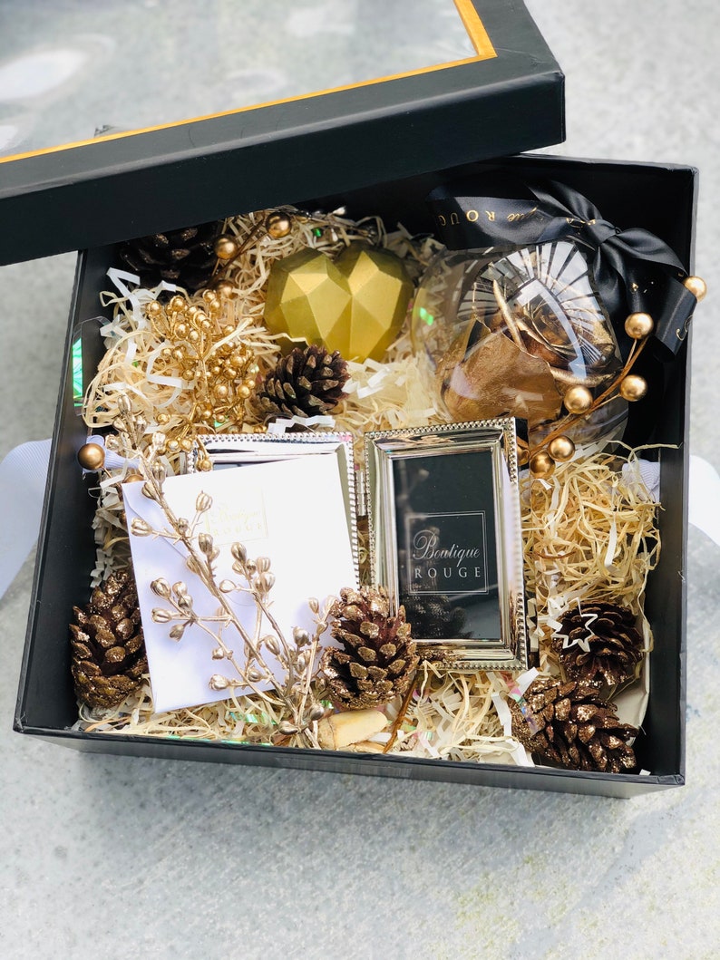 Christmas Gift Box With an Ornament Curated Gift Box Etsy