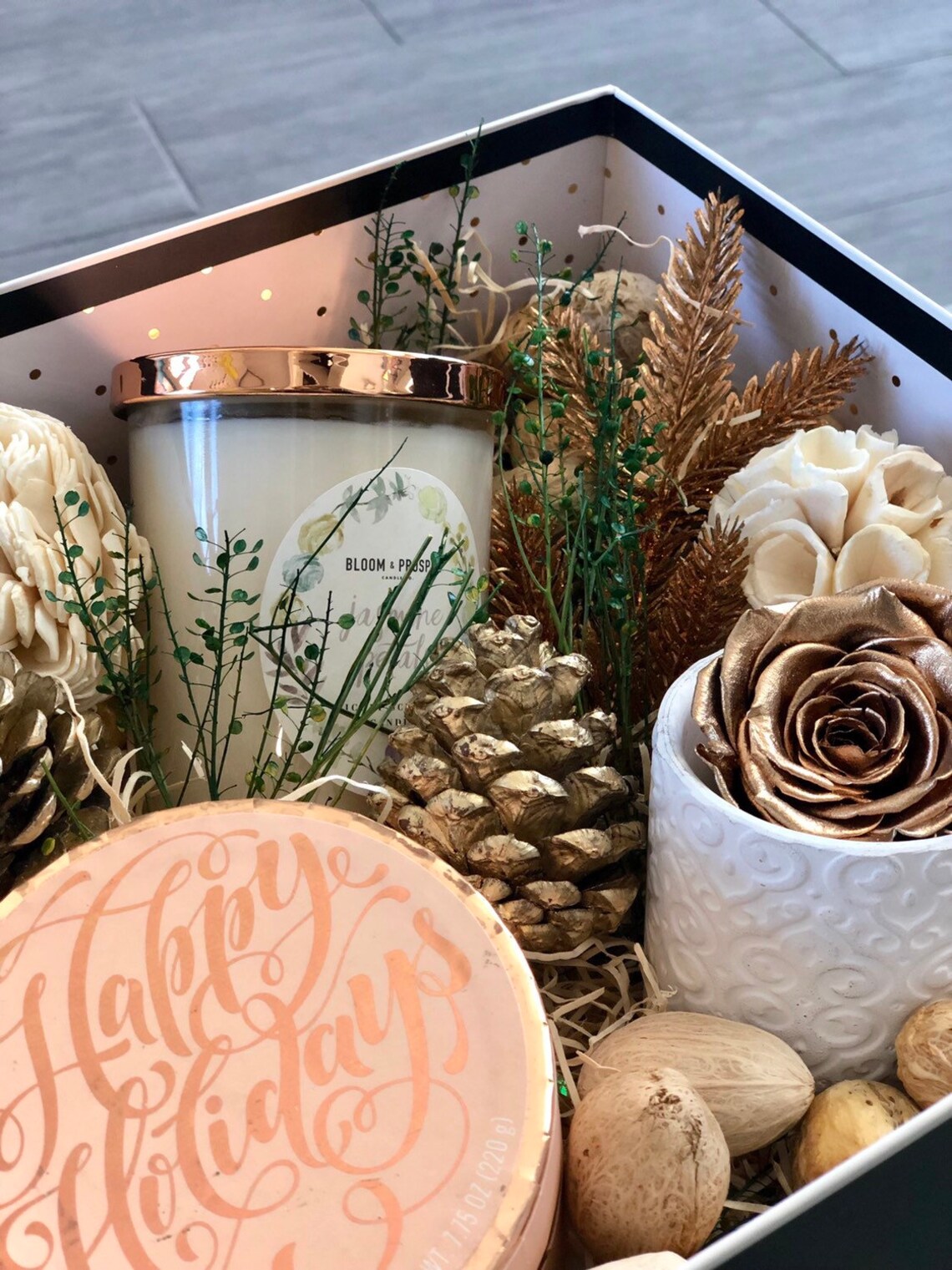 New Years Eve Gift Box Christmas Gift Box Holiday Gifts Etsy