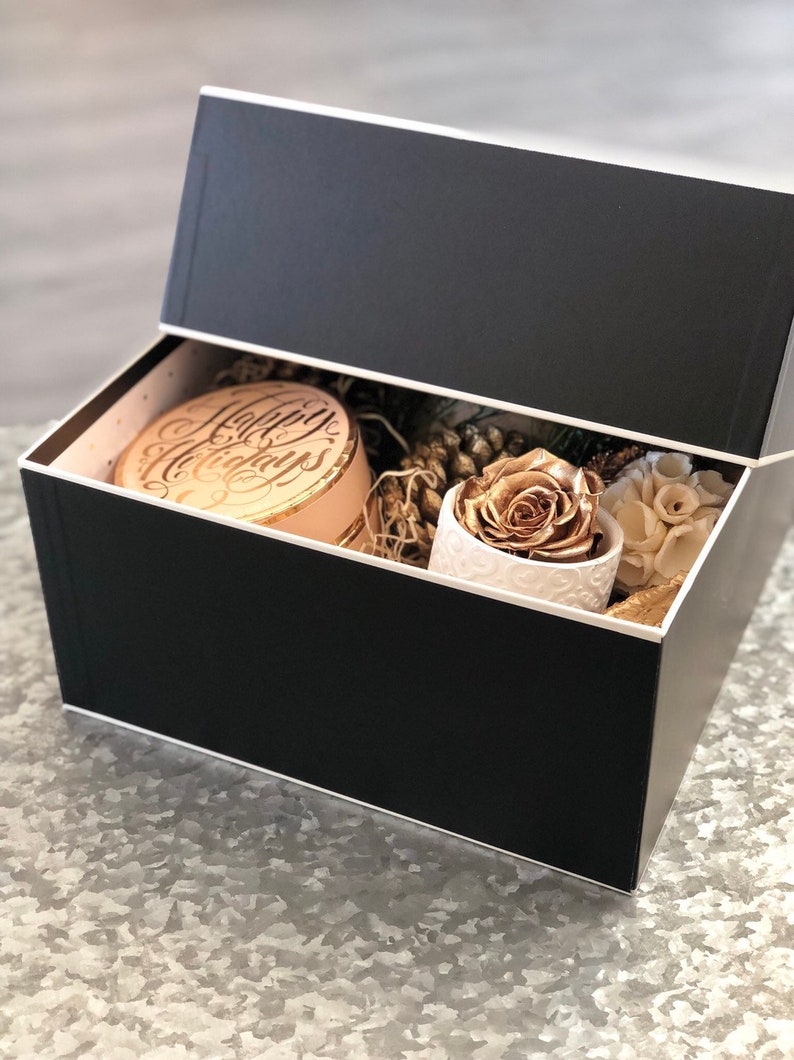 New Years Eve Gift Box Christmas Gift Box Holiday Gifts Etsy