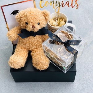 Graduation Gift Box/ Affordable Graduation Gifts/ Graduation Mugs / Graduation Roses / Graduation Teddy Bear / Graduation Picture Frames / image 7