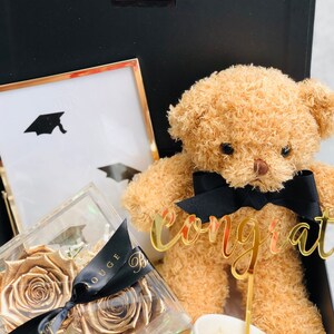 Graduation Gift Box/ Affordable Graduation Gifts/ Graduation Mugs / Graduation Roses / Graduation Teddy Bear / Graduation Picture Frames / image 6