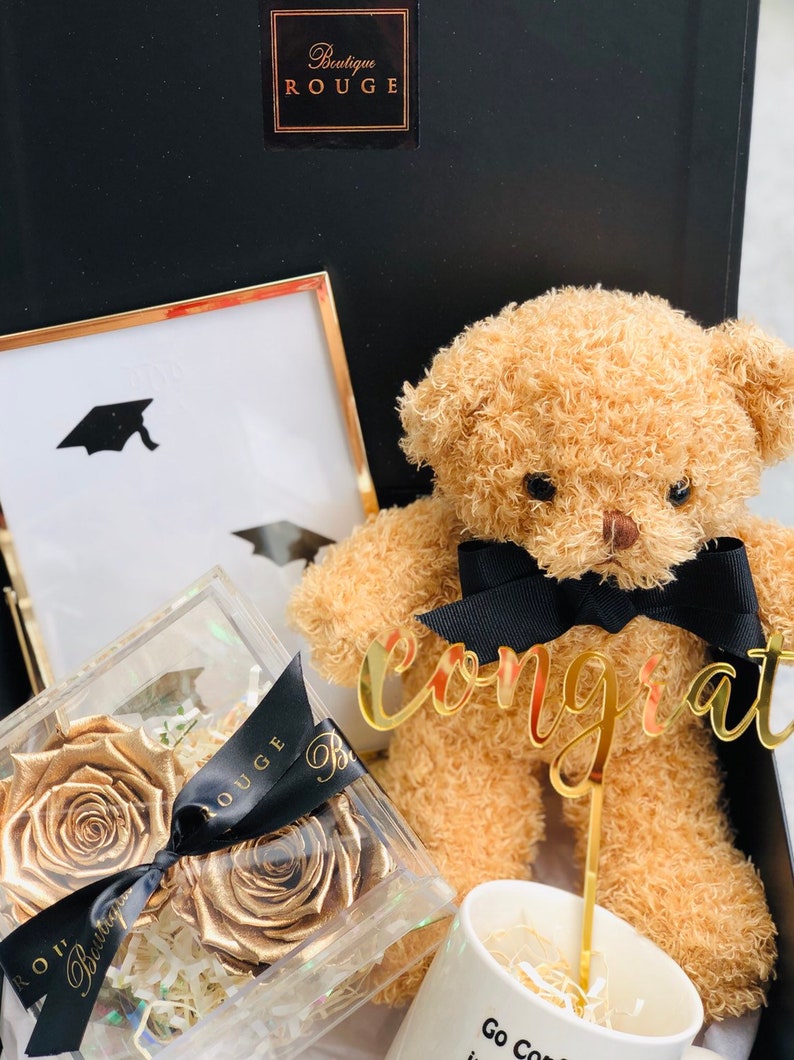 Graduation Gift Box/ Affordable Graduation Gifts/ Graduation Mugs / Graduation Roses / Graduation Teddy Bear / Graduation Picture Frames / image 6