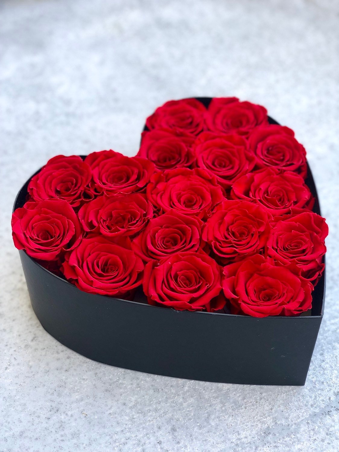 Heart Shape Box W Red Roses | Red Roses in a Box | Valentines Day Gifts ...