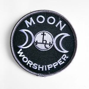 Moon Worshipper Embroidered Patch