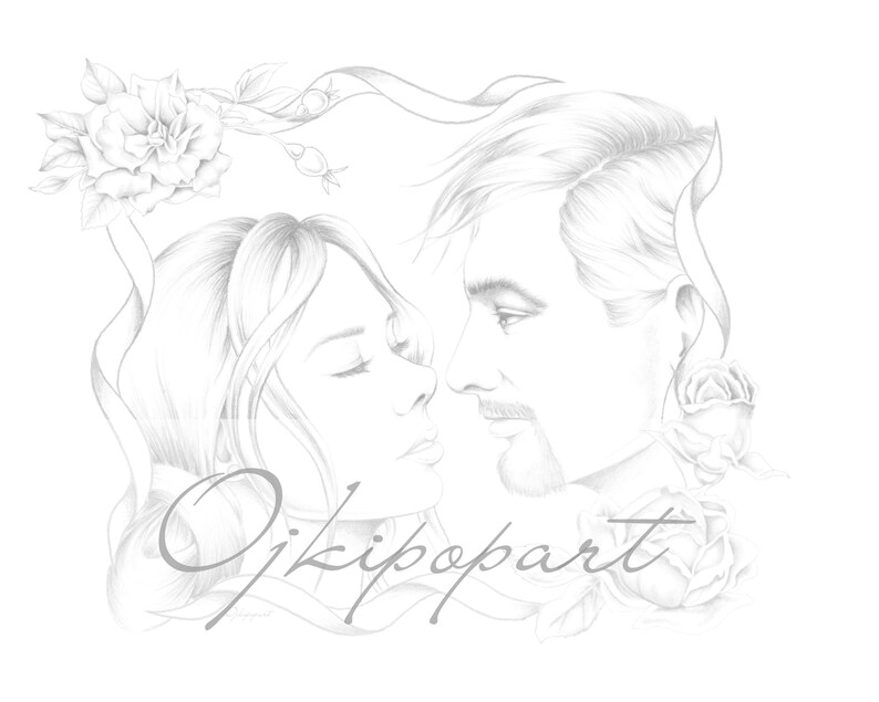 2 pdf files: dark and bright version. Printable coloring page for adults Valentine/'s Day Face Carousel 11